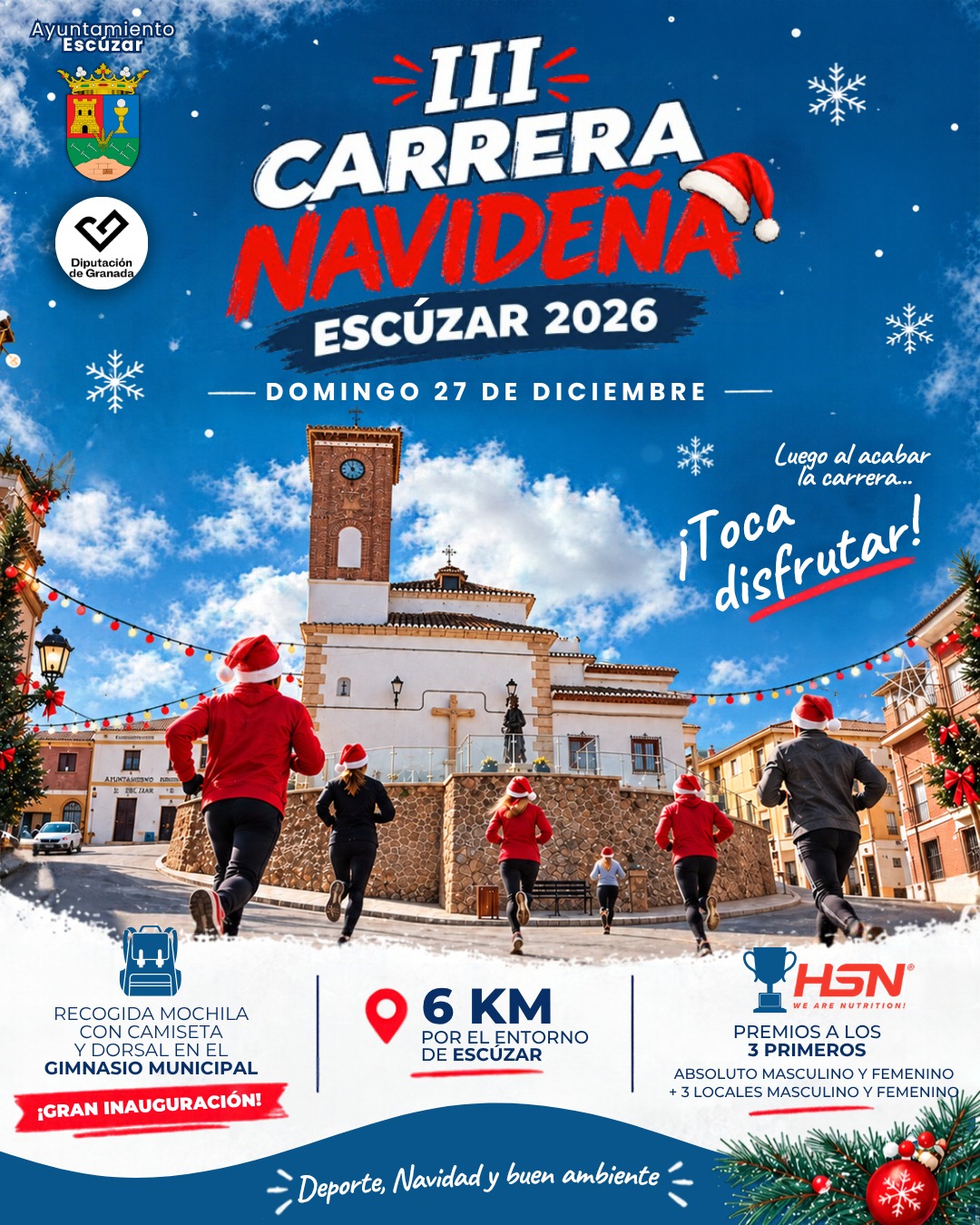 CARRERA NAVIDEÑA ESCÚZAR 2026